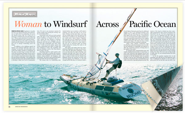Woman to Windsurf Across Pacific Ocean American Windsurfer