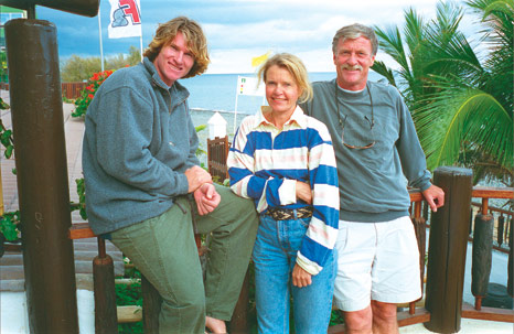 Starting with mother Ulla, and father Eugene (left), the Dunkerbecks built a new life with the sport, yet surprisingly never pushed Bjorn and sister Britt into windsurfing or competition